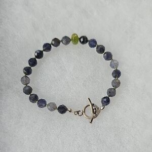 Gorgeous Blue and Green Beaded Bracelet from Unique Boutique in Manitou Springs,